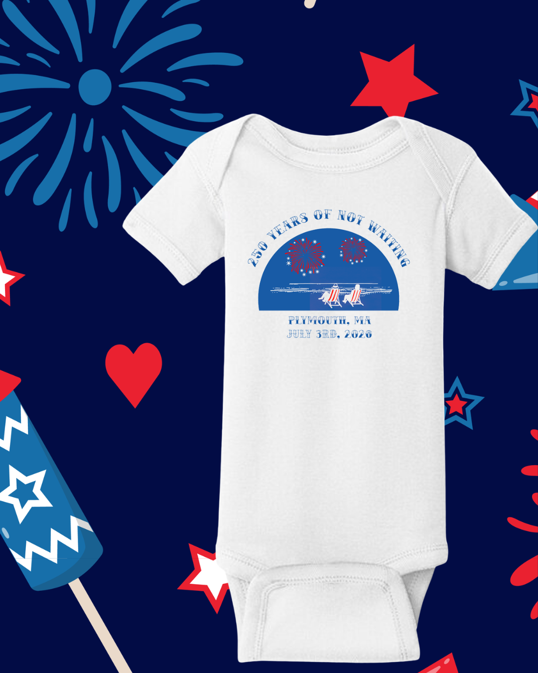 250th Anniversary July 3rd Onesie